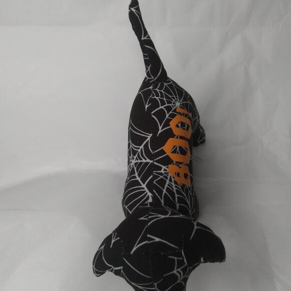 Victoria's Secret PINK Dog Halloween Spider Web  Boo! Dog Black White BOO - Picture 8 of 16
